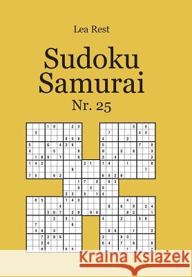 Sudoku Samurai Nr. 25 Lea Rest 9783954972623 Udv - książka