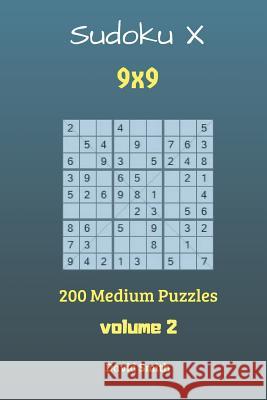 Sudoku X - 200 Medium Puzzles Vol.2 David Smith 9781728856438 Independently Published - książka