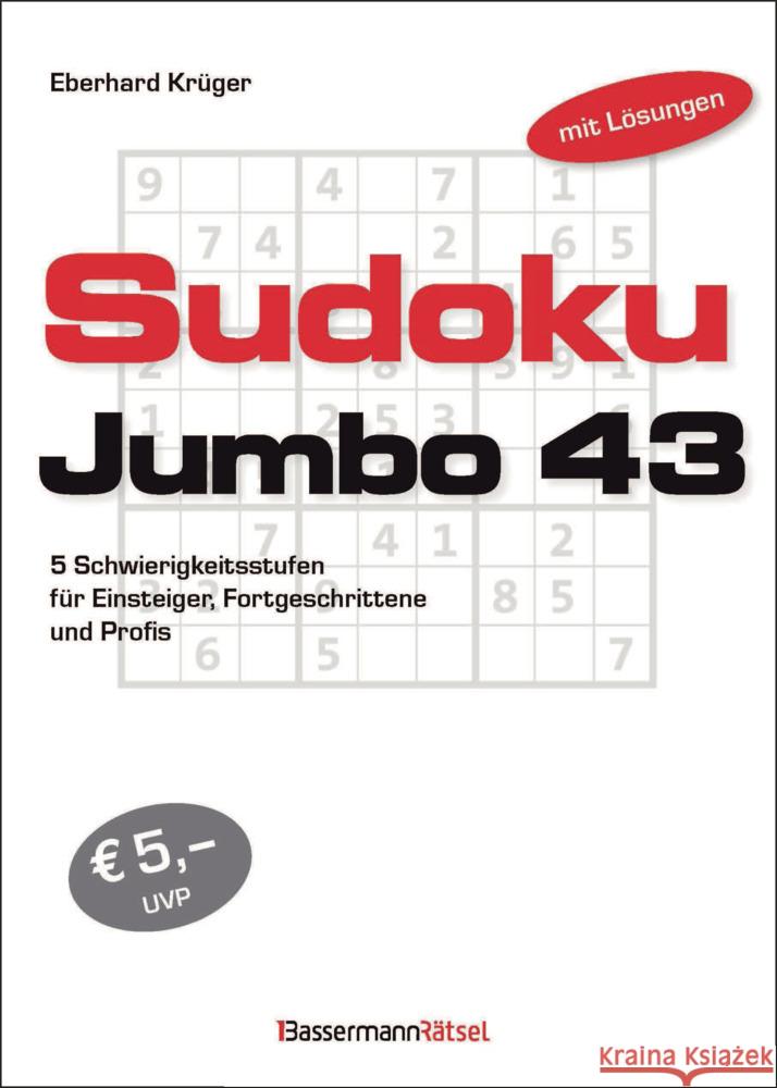 Sudokujumbo 43 Krüger, Eberhard 9783809451150 Bassermann - książka
