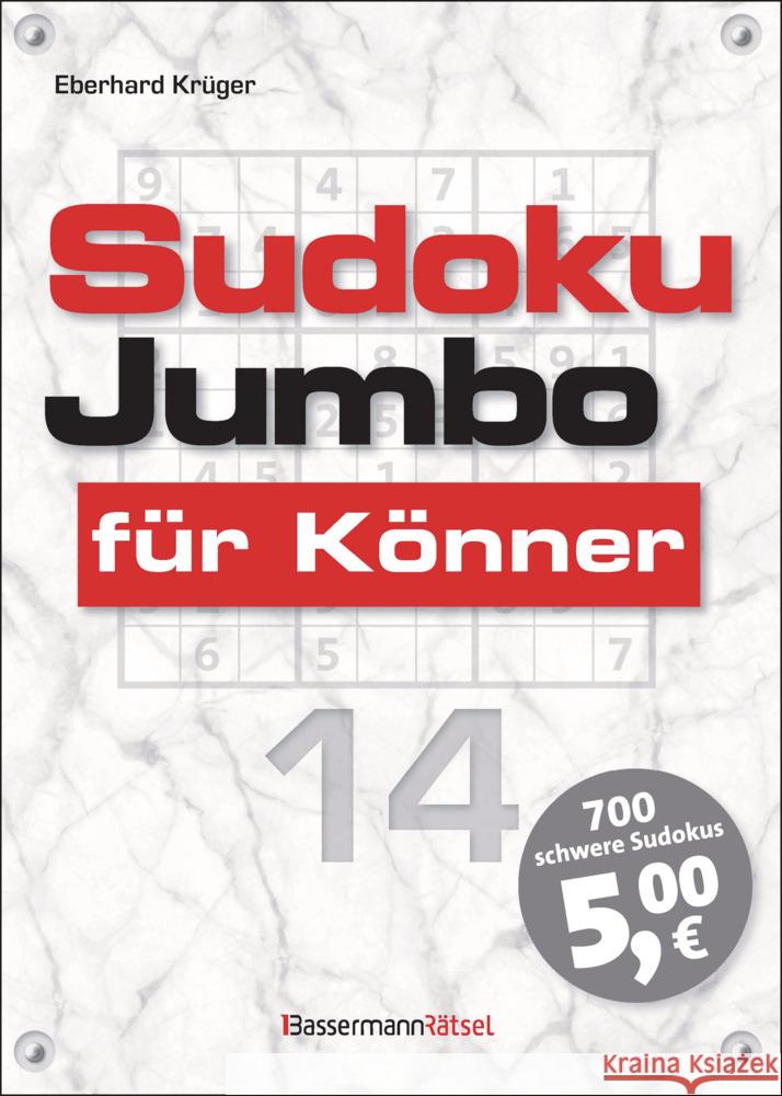 Sudokujumbo für Könner 14 Krüger, Eberhard 9783809451174 Bassermann - książka