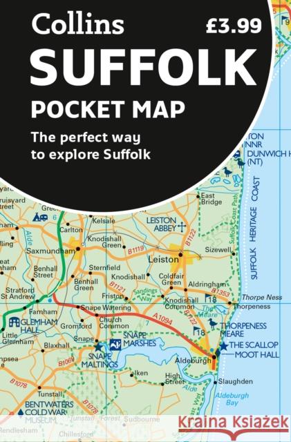 Suffolk Pocket Map: The Perfect Way to Explore the Suffolk Collins Maps 9780008580018 HarperCollins Publishers - książka