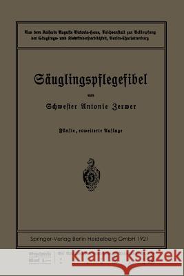 Säuglingspflegefibel Zerwer, Antonie 9783662230985 Springer - książka
