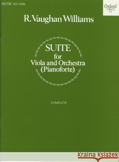 Suite for viola and orchestra (pianoforte)  9780193694057 Oxford University Press - książka