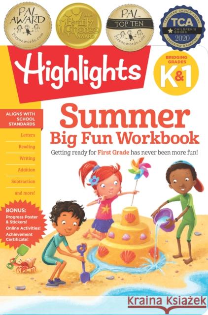 Summer Big Fun Workbook Bridging Grades K & 1 Highlights Learning 9781684372898 Astra Publishing House - książka