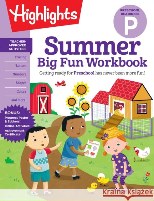 Summer Big Fun Workbook Preschool Readiness Highlights Learning 9781644723012 Astra Publishing House - książka