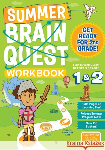 Summer Brain Quest: Between Grades 1 & 2 Megan Butler Claire Piddock 9780761189176 Workman Publishing - książka