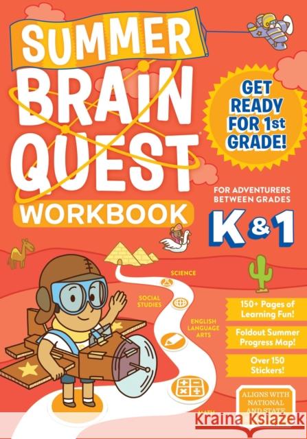 Summer Brain Quest: Between Grades K & 1 Megan Butler Claire Piddock 9780761189169 Workman Publishing - książka