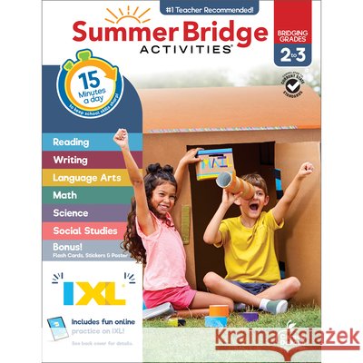 Summer Bridge Activities, Grades 2 - 3 Carson Dellosa Education 9781483872711 Summer Bridge Activities - książka