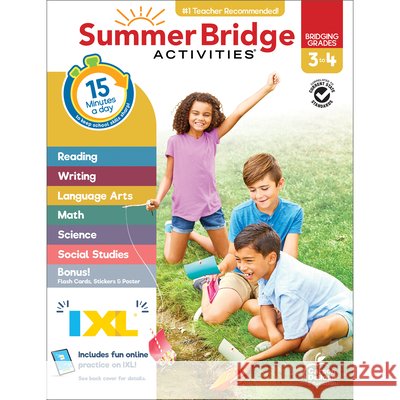 Summer Bridge Activities, Grades 3 - 4 Carson Dellosa Education 9781483872728 Summer Bridge Activities - książka