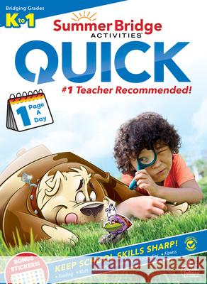 Summer Bridge Activities(r) Quick, Grades K - 1 Summer Bridge Activities                 Carson Dellosa Education 9781483862781 Summer Bridge Activities - książka
