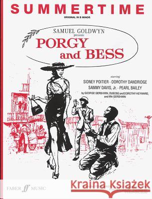 Summertime (from Porgy and Bess): Piano/Vocal, Sheet George Gershwin 9780571526024 FABER MUSIC - książka