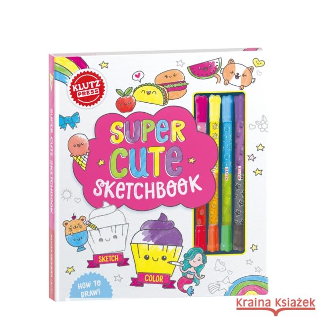 Super Cute Sketchbook Editors of Klutz 9798225032609 Scholastic US - książka