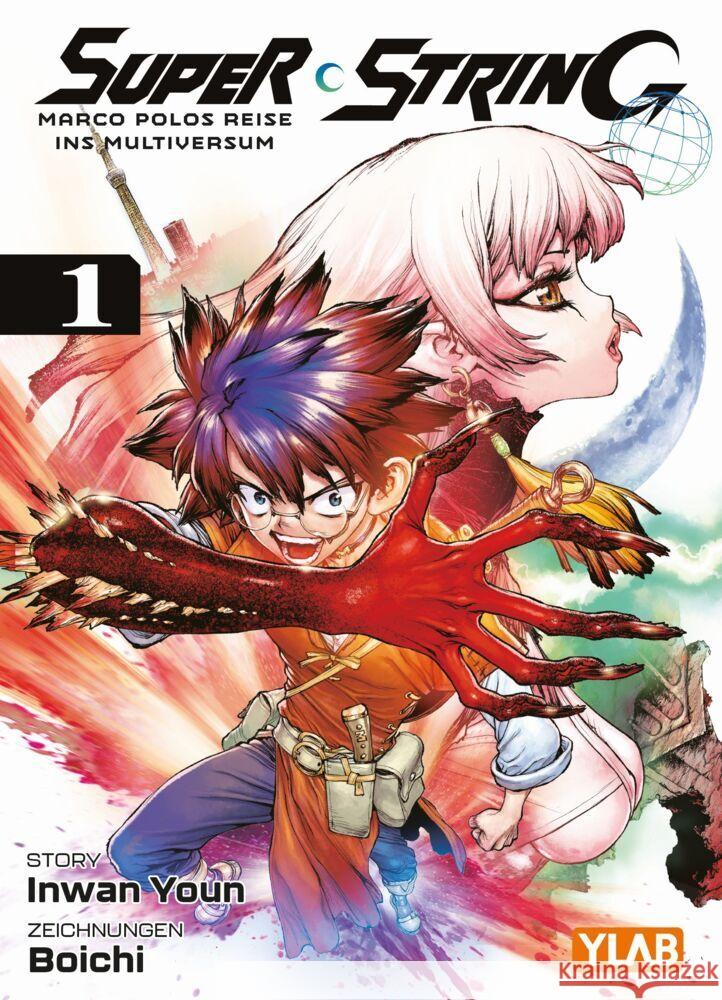 Super String: Marco Polos Reise ins Multiversum 01 Youn, Inwan, Boichi 9783741643903 Panini Manga und Comic - książka