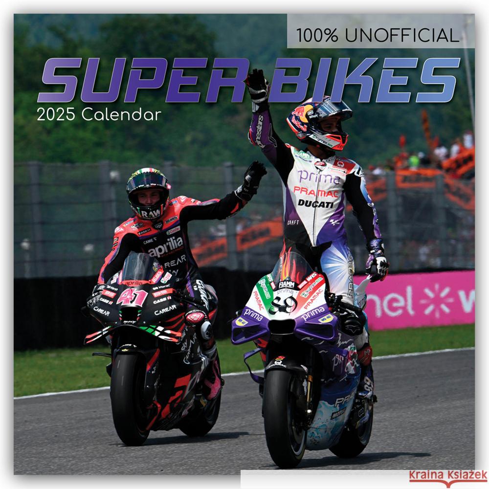 Superbikes - Motorräder 2025 - 16-Monatskalender The Gifted Stationery Co. Ltd 9781835362136 Flechsig - książka