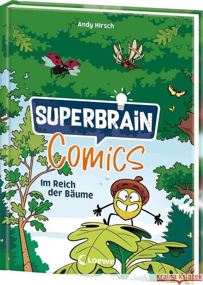 Superbrain-Comics - Im Reich der Bäume Hirsch, Andy 9783743223608 Loewe - książka