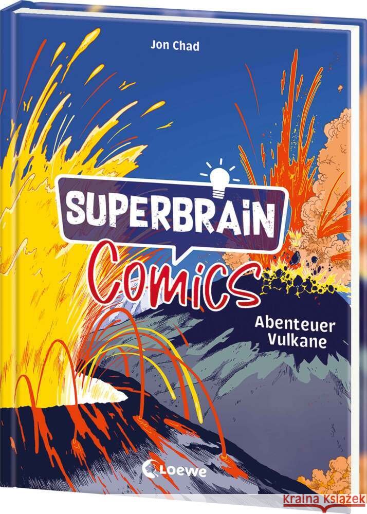 Superbrain-Comics - Abenteuer Vulkane Chad, Jon 9783743218468 Loewe - książka