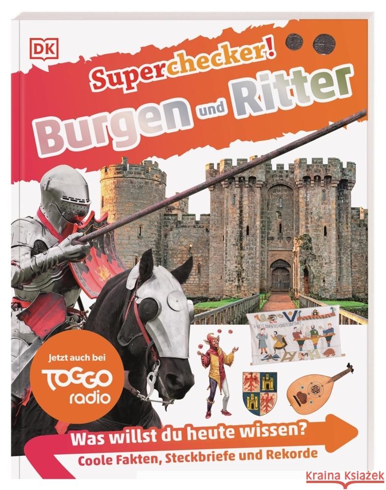 Superchecker! Burgen und Ritter Steele, Philip 9783831045112 Dorling Kindersley Verlag - książka