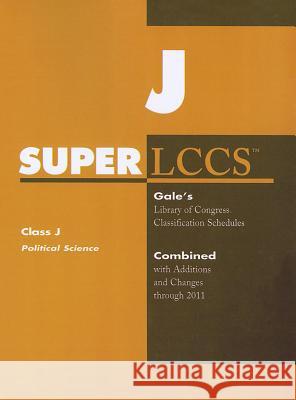 SUPERLCCS: Class J: Political Science Gale 9781414448091 Gale Cengage - książka