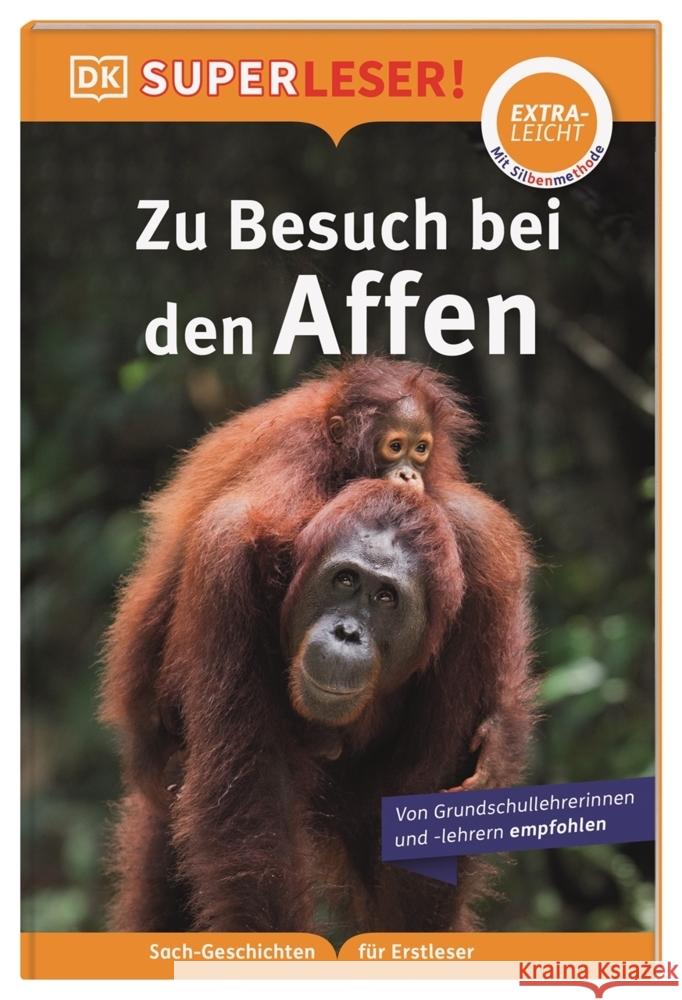 SUPERLESER! Zu Besuch bei den Affen  9783831044719 Dorling Kindersley Verlag - książka