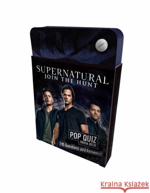 Supernatural Pop Quiz Trivia Deck Insight Editions                         Chip Carter 9781683837350 Insight Editions - książka