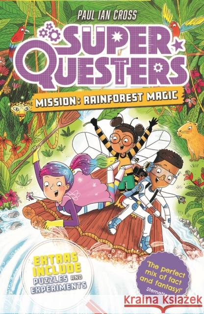 SuperQuesters Mission: Rainforest Magic Paul Ian Cross 9789083294377 QuestFriendz - książka