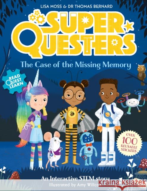 SuperQuesters: The Case of the Missing Memory Lisa Moss 9789082994049 QuestFriendz - książka