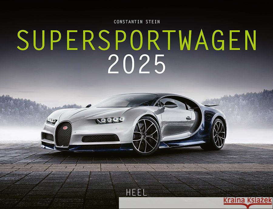 Supersportwagen Kalender 2025 Stein, Constantin 9783966648608 Heel Verlag - książka