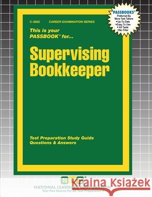Supervising Bookkeeper Passbooks 9781799326823 National Learning Corp - książka