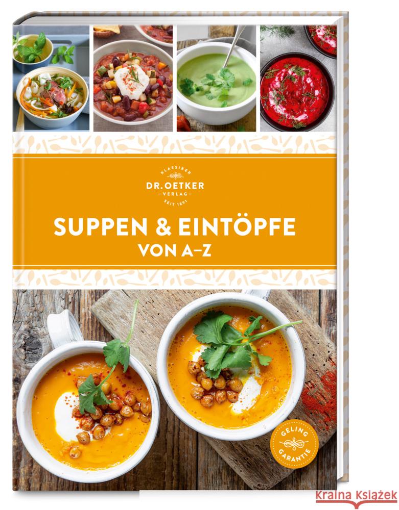 Suppen & Eintöpfe von A-Z Dr. Oetker Verlag 9783767019195 Dr. Oetker - ein Verlag der Edel Verlagsgrupp - książka