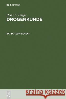 Supplement Heinz a Hoppe 9783110103229 De Gruyter - książka
