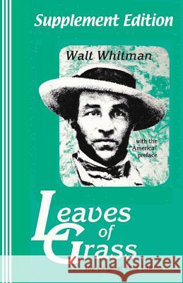 Supplement Edition: Leaves of Grass: The Original 1855 Edition Walt Whitman Sasha Newborn 9780942208375 Bandanna Books - książka