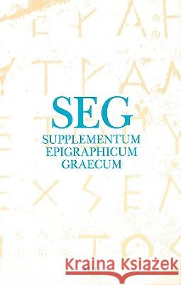 Supplementum Epigraphicum Graecum, Volume XXXIII (1983) H. W. Pleket Ronald Pro 9789004164925 Brill Academic Publishers - książka