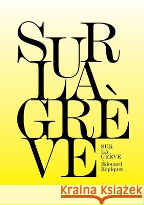 Sur la grève Ropiquet, Edouard 9782322252848 Books on Demand - książka