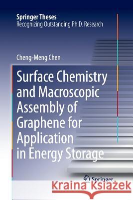 Surface Chemistry and Macroscopic Assembly of Graphene for Application in Energy Storage Cheng-Meng Chen 9783662517246 Springer - książka