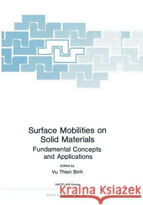 Surface Mobilities on Solid Materials: Fundamental Concepts and Applications Vu Thien Binh 9781468443455 Springer - książka