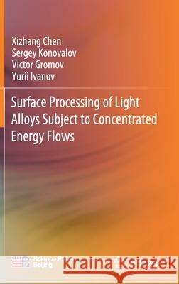 Surface Processing of Light Alloys Subject to Concentrated Energy Flows Xizhang Chen Sergey Konovalov Victor Gromov 9789813342279 Springer - książka