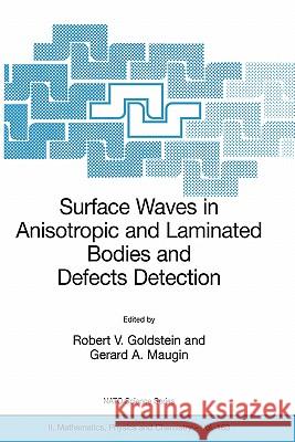 Surface Waves in Anisotropic and Laminated Bodies and Defects Detection R. V. Goldstein Robert V. Goldstein G. a. Maugin 9781402023866 Springer London - książka