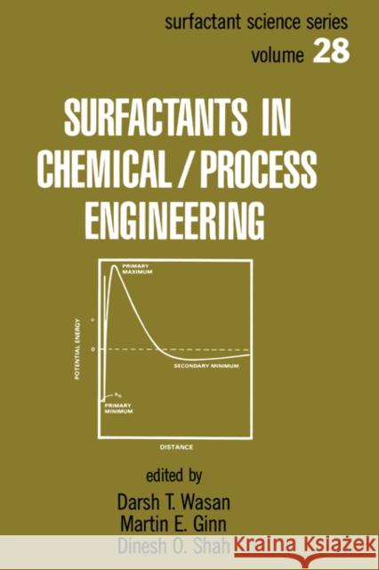 Surfactants in Chemical/Process Engineering Darsh T. Wasan Martin E. Ginn Dinesh O. Shah 9780824778309 Marcel Dekker - książka