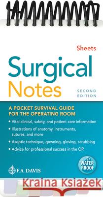 Surgical Notes: A Pocket Survival Guide for the Operating Room  9780803694774 F. A. Davis Company - książka