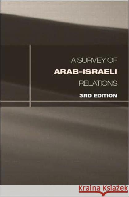 Survey of Arab-Israeli Relations Routledge 9781857433944 Routledge - książka