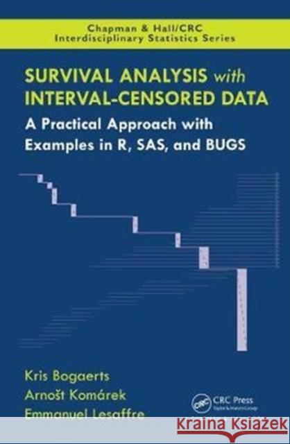Survival Analysis with Interval-Censored Data: A Practical Approach with Examples in R, Sas, and Bugs Arnost Komarek Kris Bogaerts Emmanuel Lesaffre 9781420077476 Chapman & Hall/CRC - książka