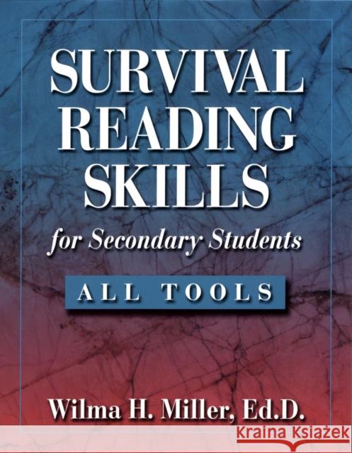 Survival Reading Skills for Secondary Students Wilma H. Miller 9780787965976 Jossey-Bass - książka