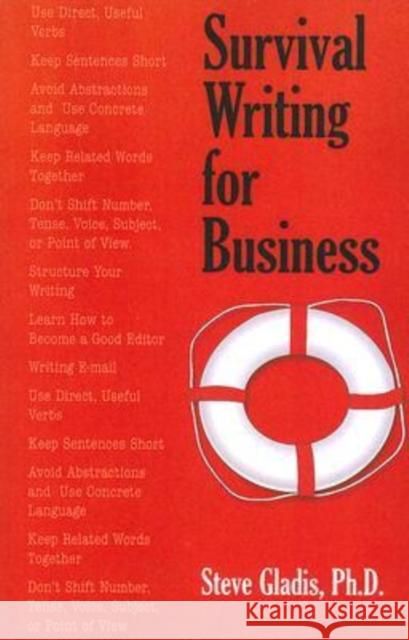 Survival Writing for Business Steve Gladis 9780874258561 HRD Press - książka