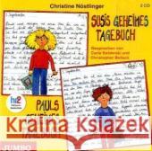 Susis geheimes Tagebuch & Pauls geheimes Tagebuch, 2 Audio-CDs Nöstlinger, Christine 9783833724909 Jumbo Neue Medien - książka