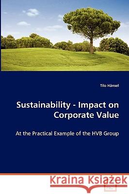 Sustainability Tilo Hnsel 9783639062885 VDM Verlag - książka