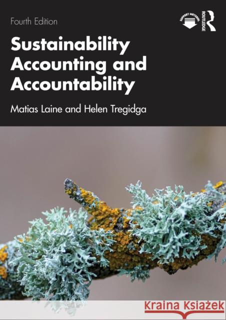 Sustainability Accounting and Accountability Helen Tregidga 9781032875408 Routledge - książka