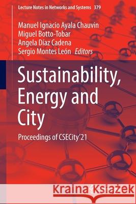 Sustainability, Energy and City: Proceedings of Csecity'21 Chauvin, Manuel Ignacio Ayala 9783030942618 Springer - książka