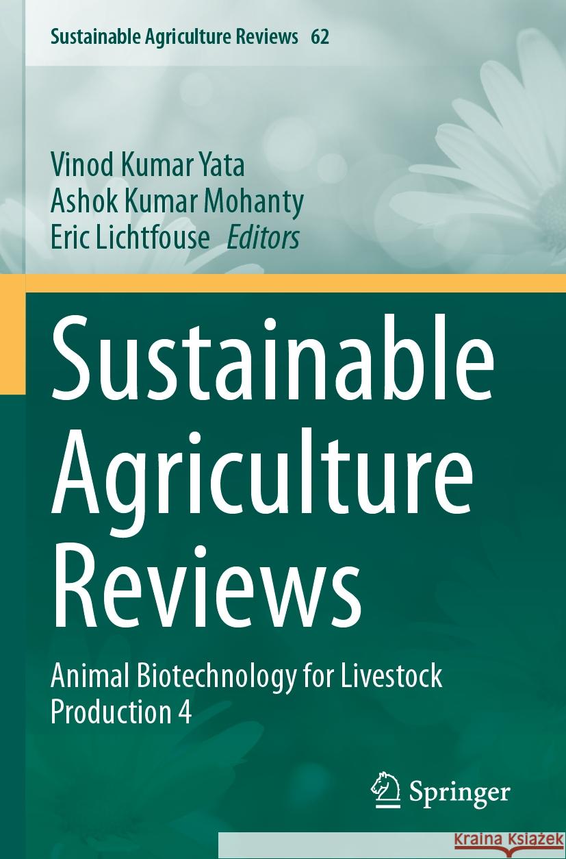 Sustainable Agriculture Reviews   9783031543746 Springer Nature Switzerland - książka