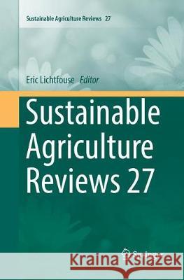 Sustainable Agriculture Reviews 27 Eric Lichtfouse 9783030091668 Springer - książka