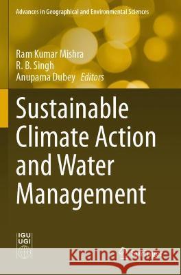 Sustainable Climate Action and Water Management  9789811582394 Springer Nature Singapore - książka
